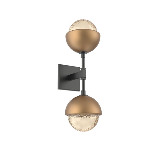 Cabochon Double Sconce (1289|IDB0093-02-MB-A-L1-NB)