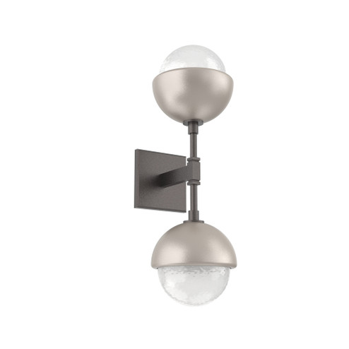 Cabochon Double Sconce (1289|IDB0093-02-GP-WL-L3-BS)
