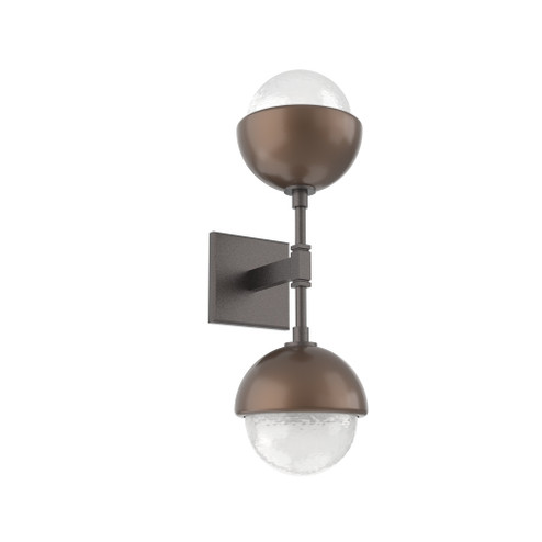 Cabochon Double Sconce (1289|IDB0093-02-GP-WL-L3-BB)