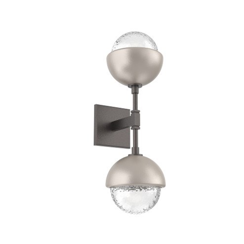 Cabochon Double Sconce (1289|IDB0093-02-GP-C-L3-BS)
