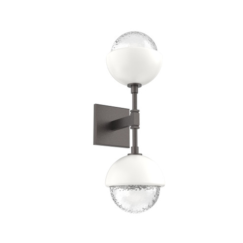 Cabochon Double Sconce (1289|IDB0093-02-GP-C-L1-WI)