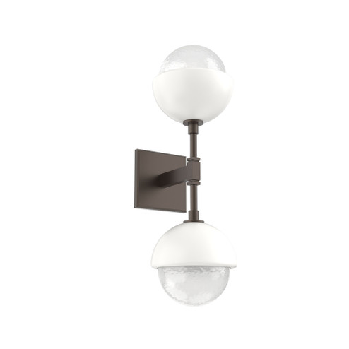 Cabochon Double Sconce (1289|IDB0093-02-FB-WL-L3-WI)