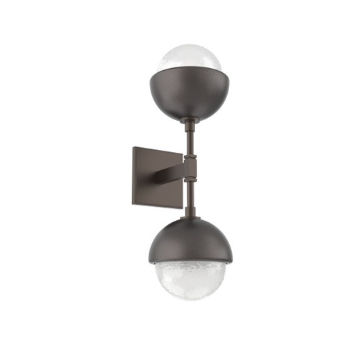 Cabochon Double Sconce (1289|IDB0093-02-FB-WL-L3-GP)