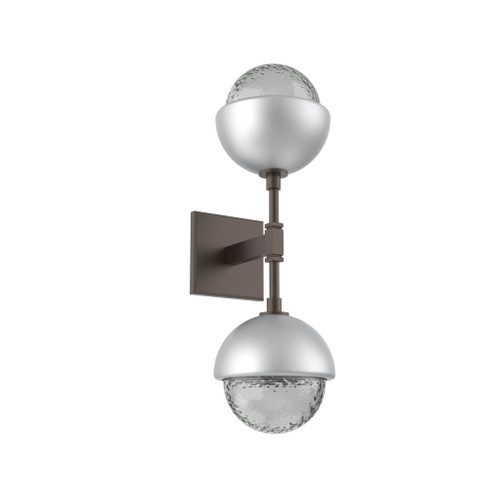 Cabochon Double Sconce (1289|IDB0093-02-FB-S-L1-CS)