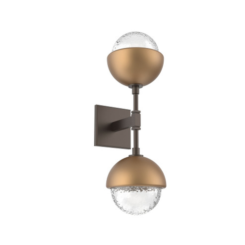 Cabochon Double Sconce (1289|IDB0093-02-FB-C-L3-NB)