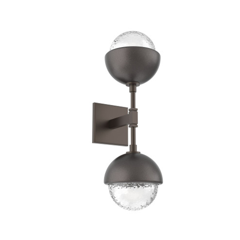 Cabochon Double Sconce (1289|IDB0093-02-FB-C-L3-GP)