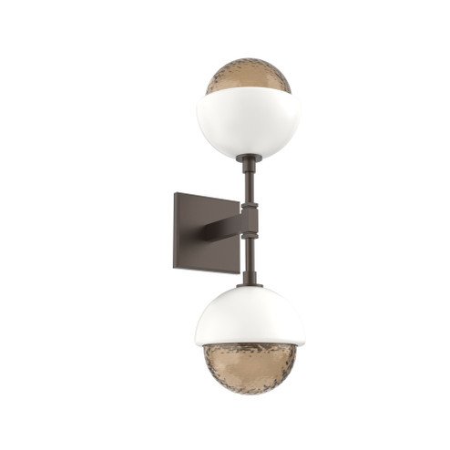 Cabochon Double Sconce (1289|IDB0093-02-FB-B-L3-WI)