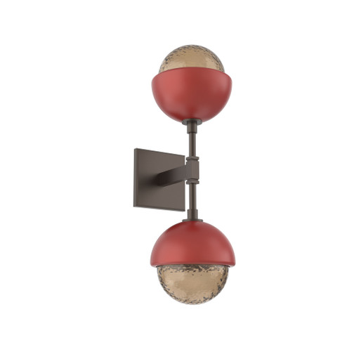 Cabochon Double Sconce (1289|IDB0093-02-FB-B-L3-RE)