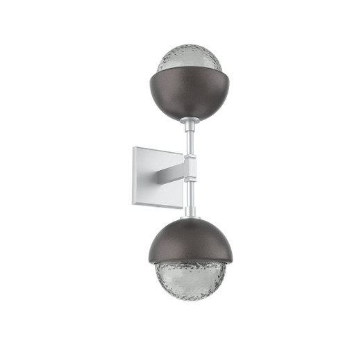 Cabochon Double Sconce (1289|IDB0093-02-CS-S-L3-GP)