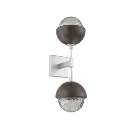 Cabochon Double Sconce (1289|IDB0093-02-CS-S-L3-FB)