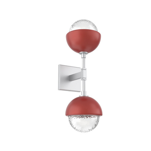 Cabochon Double Sconce (1289|IDB0093-02-CS-C-L3-RE)