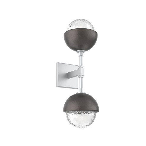Cabochon Double Sconce (1289|IDB0093-02-CS-C-L3-GP)