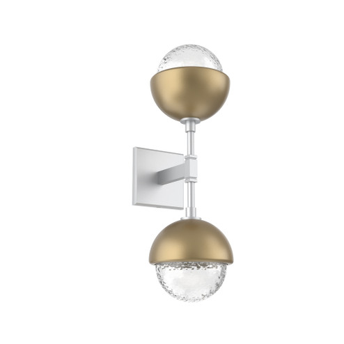 Cabochon Double Sconce (1289|IDB0093-02-CS-C-L1-GB)