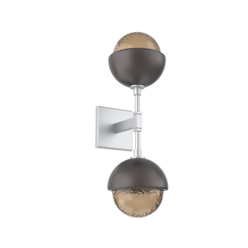 Cabochon Double Sconce (1289|IDB0093-02-CS-B-L1-GP)