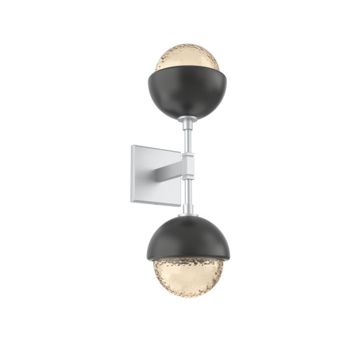 Cabochon Double Sconce (1289|IDB0093-02-CS-A-L1-MB)