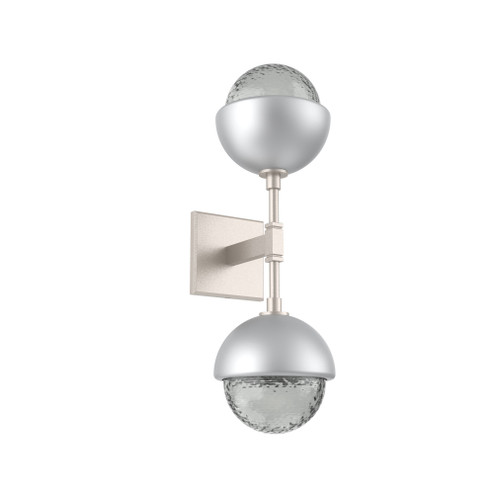 Cabochon Double Sconce (1289|IDB0093-02-BS-S-L3-CS)