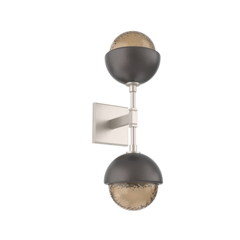 Cabochon Double Sconce (1289|IDB0093-02-BS-B-L1-GP)