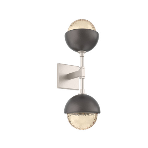 Cabochon Double Sconce (1289|IDB0093-02-BS-A-L3-GP)