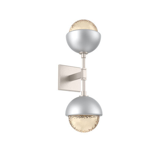Cabochon Double Sconce (1289|IDB0093-02-BS-A-L3-CS)