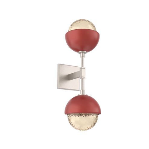 Cabochon Double Sconce (1289|IDB0093-02-BS-A-L1-RE)