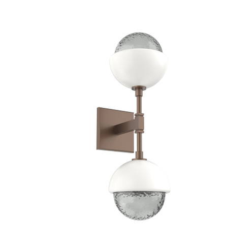 Cabochon Double Sconce (1289|IDB0093-02-BB-S-L3-WI)