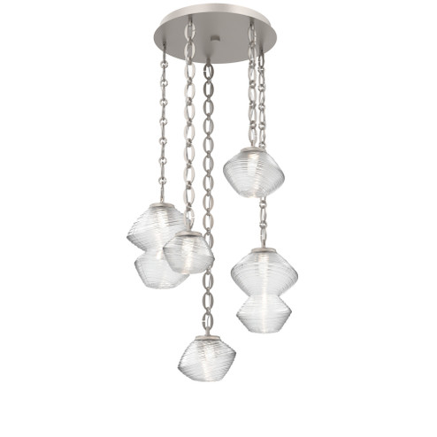Mesa Round Chain 5pc Multi-Pendant (1289|CNB0089-05-BS-C-CH2-L3)