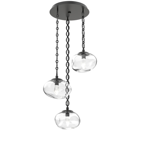 Nova Round 3pc Multi-Pendant Chain (LED) (1289|CNB0068-03-MB-GC-CH2-L1)