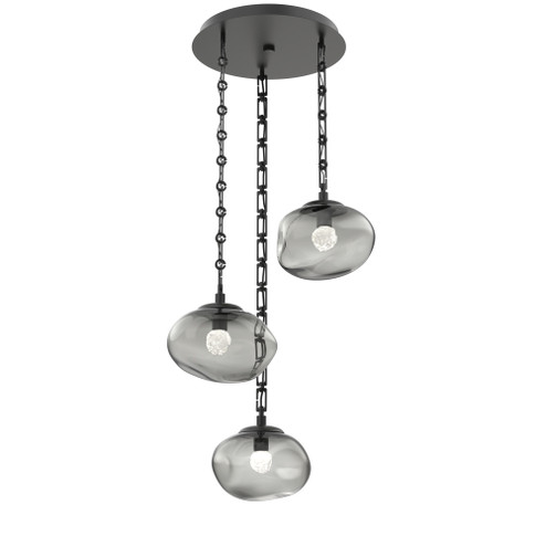 Nova Round 3pc Multi-Pendant Chain (LED) (1289|CNB0068-03-MB-FS-CH3-L3)