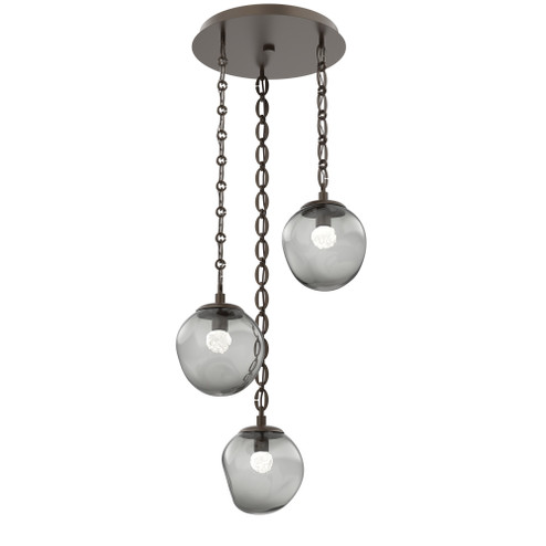 Aster Round 3pc Multi-Pendant Chain (LED) (1289|CNB0066-03-FB-FS-CH2-L1)