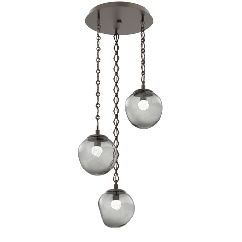 Aster Round 3pc Multi-Pendant Chain (LED) (1289|CNB0066-03-FB-FS-CH1-L3)