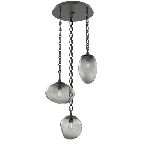 Cosmos Round 3pc Multi-Pendant Chain (Bulb) (1289|CNB0065-03-MB-S-CH2-E2)
