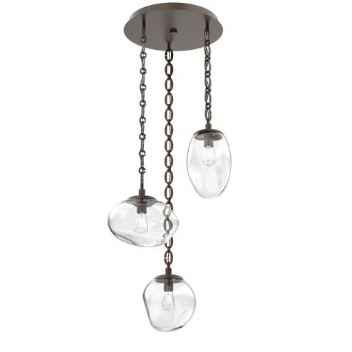 Cosmos Round 3pc Multi-Pendant Chain (Bulb) (1289|CNB0065-03-FB-C-CH2-E2)