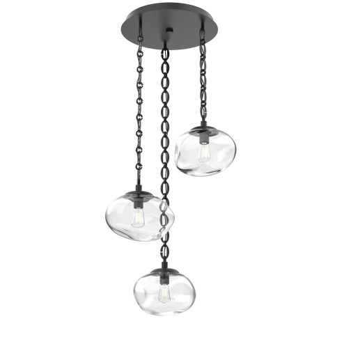 Nova Round 3pc Multi-Pendant Chain (Bulb) (1289|CNB0064-03-MB-C-CH2-E2)