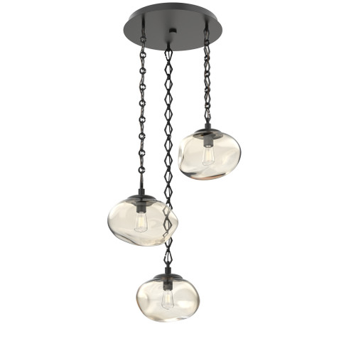 Nova Round 3pc Multi-Pendant Chain (Bulb) (1289|CNB0064-03-MB-A-CH1-E2)