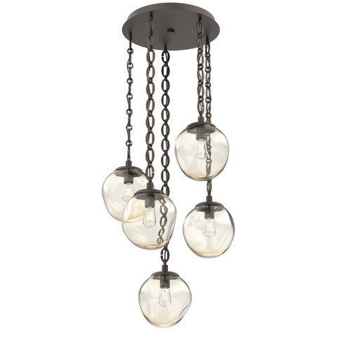 Aster Round 5pc Multi-Pendant Chain (Bulb) (1289|CNB0062-05-FB-A-CH2-E2)