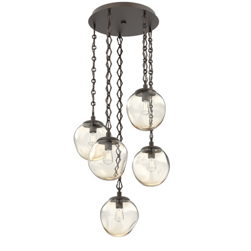 Aster Round 5pc Multi-Pendant Chain (Bulb) (1289|CNB0062-05-FB-A-CH1-E2)