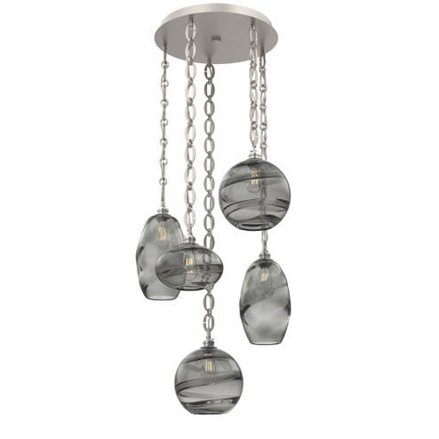 Misto Round 5pc Multi-Pendant Chain (1289|CNB0048-05-BS-OS-CH2-E2)