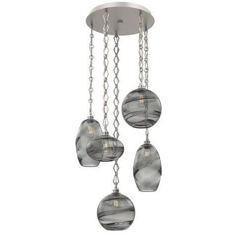 Misto Round 5pc Multi-Pendant Chain (1289|CNB0048-05-BS-OS-CH1-E2)