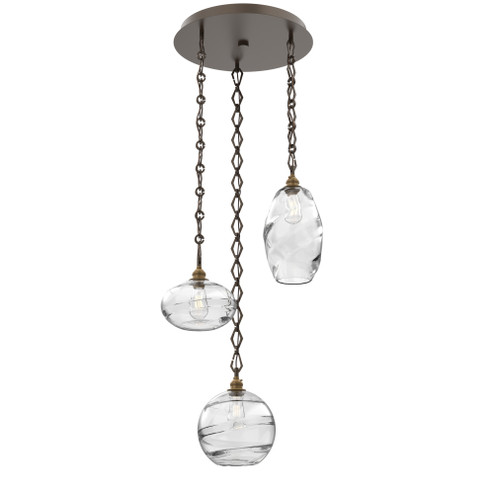 Misto Round 3pc Multi-Pendant Chain (1289|CNB0048-03-FB-OC-CH1-E2)