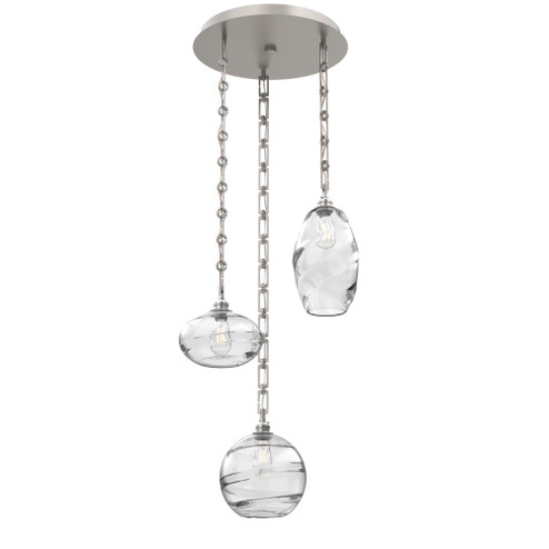 Misto Round 3pc Multi-Pendant Chain (1289|CNB0048-03-BS-OC-CH3-E2)