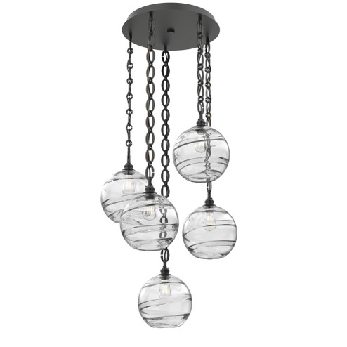 Terra Round 5pc Multi-Pendant Chain (1289|CNB0047-05-MB-OC-CH2-E2)