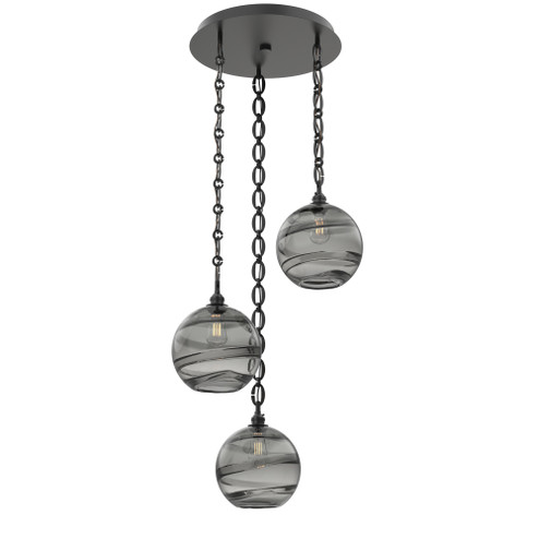 Terra Round 3pc Multi-Pendant Chain (1289|CNB0047-03-MB-OS-CH2-E2)