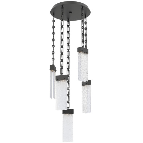 Parallel Round Chain 5pc Multi-Pendant (1289|CNB0042-05-MB-CR-CH3-L3)