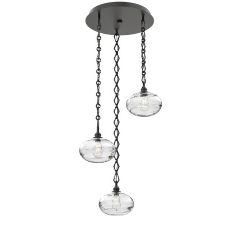 Coppa Round 3pc Multi-Pendant Chain (1289|CNB0036-03-MB-OC-CH1-E2)