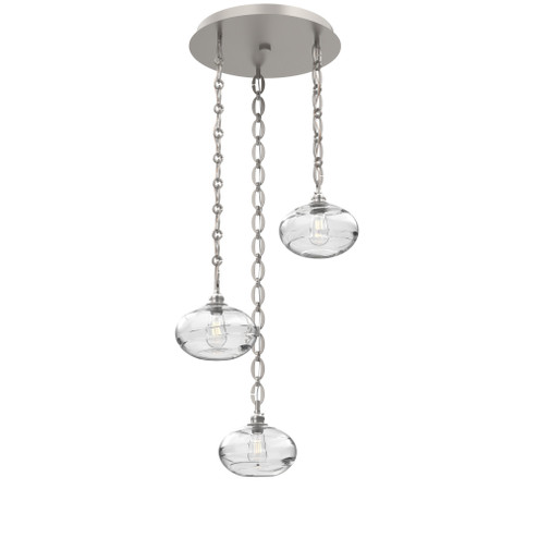 Coppa Round 3pc Multi-Pendant Chain (1289|CNB0036-03-BS-OC-CH2-E2)