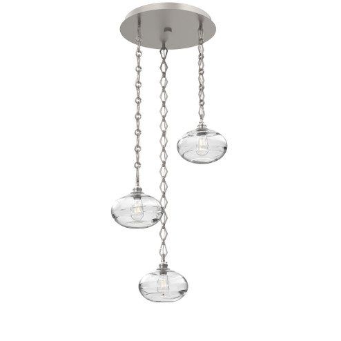 Coppa Round 3pc Multi-Pendant Chain (1289|CNB0036-03-BS-OC-CH1-E2)