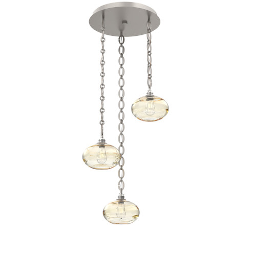 Coppa Round 3pc Multi-Pendant Chain (1289|CNB0036-03-BS-OA-CH2-E2)