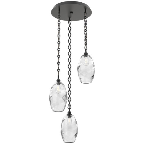 Ellisse Round 3pc Multi-Pendant Chain (1289|CNB0035-03-MB-OC-CH1-E2)