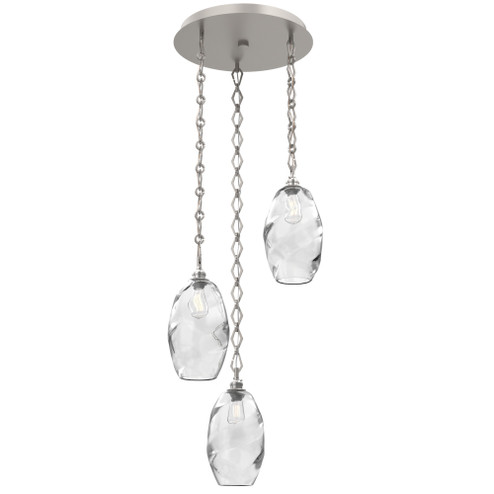 Ellisse Round 3pc Multi-Pendant Chain (1289|CNB0035-03-BS-OC-CH1-E2)