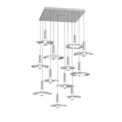 Cumulus Square 12pc Multi-Pendant (1289|CHB0099-12-CS-00-C01-L3-WI)